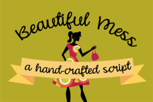 Beautiful Mess Font for Crafters Who Love Handmade Charm