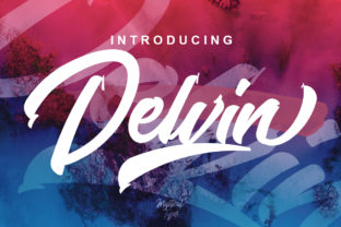 Delvin: A Script Handwritten Font Built for Real Design Work