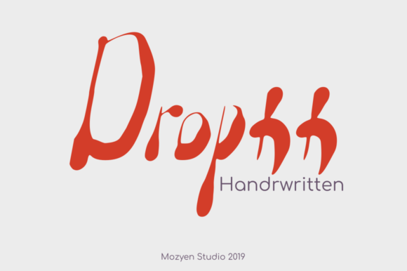Drophh Handwritten Font Adds Mysterious Charm to Brand Design