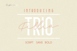 Filia Font: A Retro Display Trio for Editorial Design
