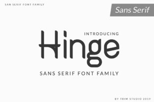 Hinge Font: A Bold Sans Serif for Modern Marketing Campaigns