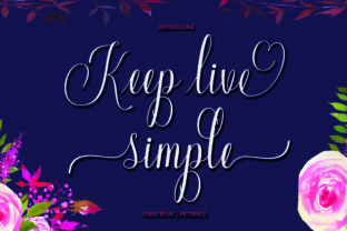 Keep Live Simple: A Handwritten Font for Modern Web Design