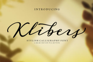 Klibers: A Modern Calligraphy Font for Handmade Product Design