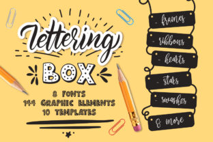 Lettering Box Font: A Playful Script for Handmade Products