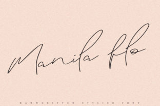Manila Flo: A Handwritten Font for Thoughtful Editorial Design