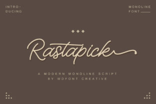 Rastapick: A Fun Handwritten Font With Genuine Branding Charm