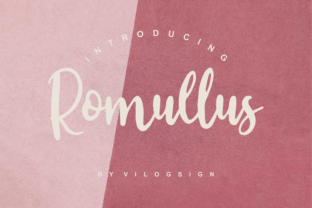 Romullus: A Playful Handwritten Font with Editorial Charm