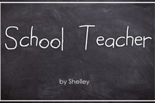 School Teacher Font: A Whimsical Typeface for Editorial Storytelling