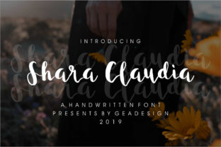Shara Claudia: A Refined Script Font for Editorial Design