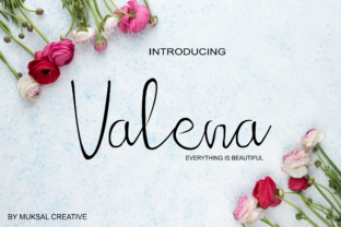 Testing Valena in a Real Web Layout: A Handwritten Font That Earned Its Place in My Design Toolkit